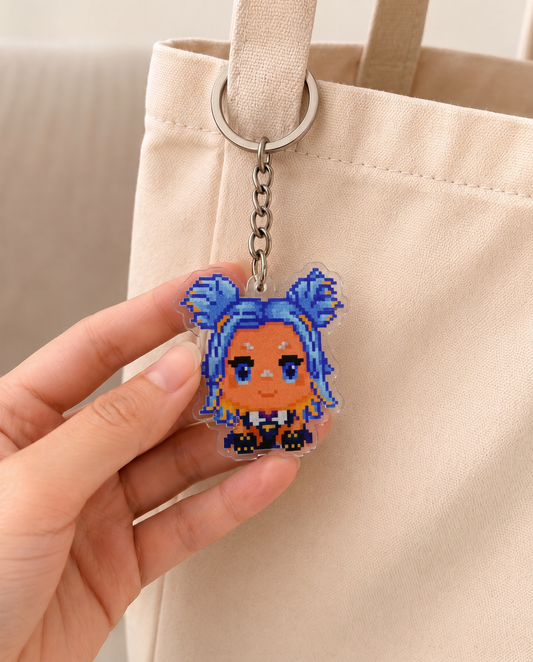 Neon Acrylic Keychain