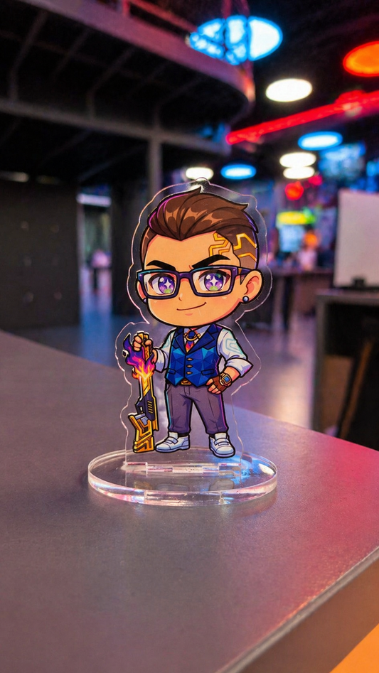 Chamber Valorant acrylic chibi figurine – On Table