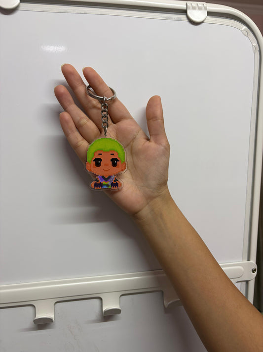Gekko Acrylic Keychain
