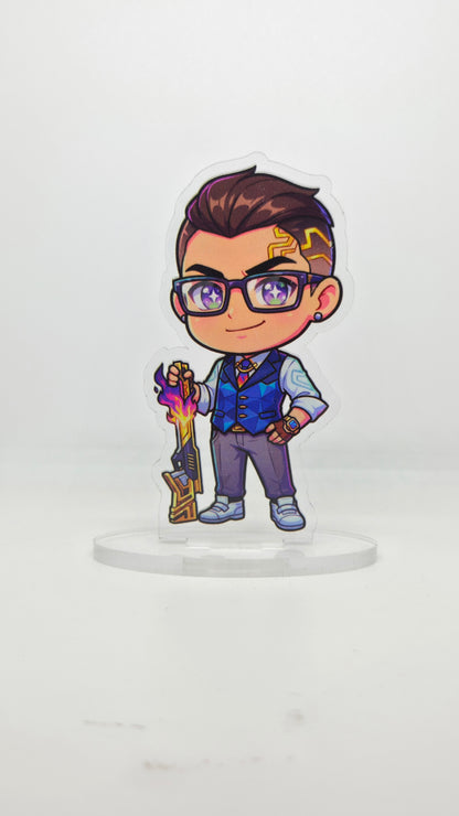 Chamber Valorant acrylic chibi figurine – White BG.jpg