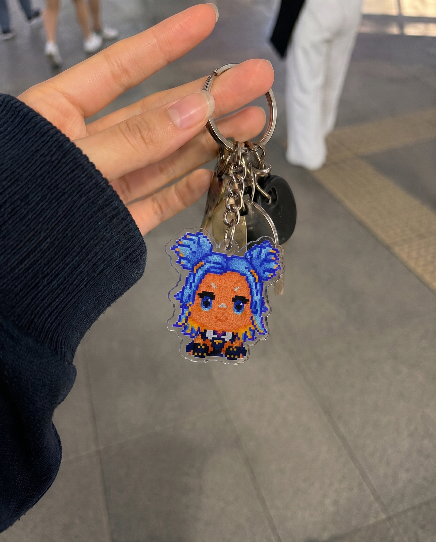 Neon Acrylic Keychain