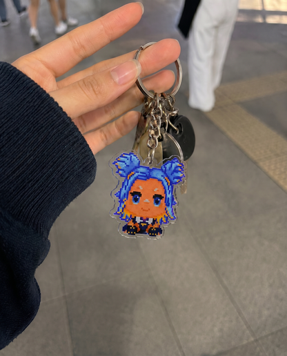 Neon Acrylic Keychain