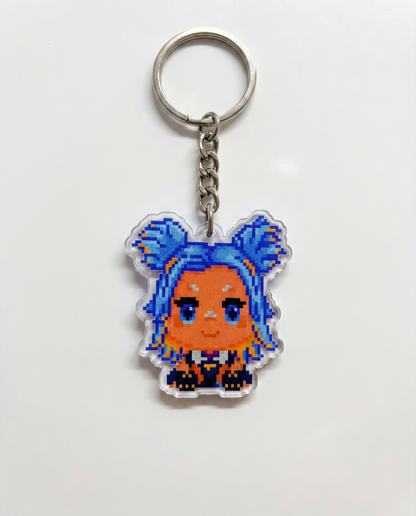 Neon Acrylic Keychain